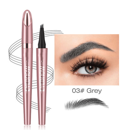 Last Day ✨ Buy 1 Get 2 Free – Waterproof Micro-Fork Eyebrow Pencil + Free Eyeliner & Mascara