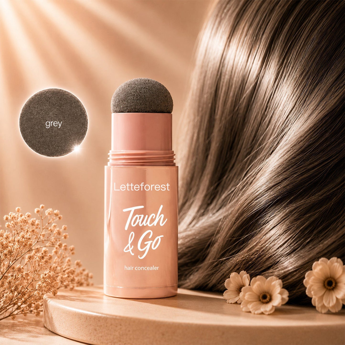 Instantly Conceal Gray Roots & Sparse Hair — Waterproof All-Day Coverage