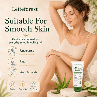 Smooth, Hair-Free Skin in Minutes — No Razor, No Pain