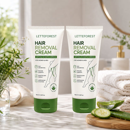 Smooth, Hair-Free Skin in Minutes — No Razor, No Pain