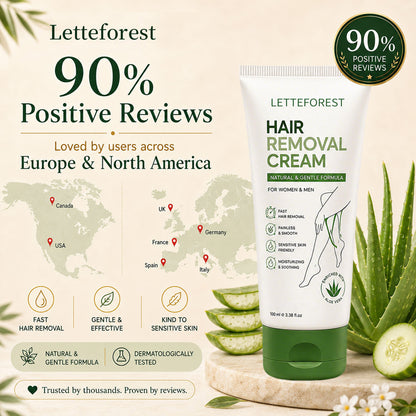 Smooth, Hair-Free Skin in Minutes — No Razor, No Pain
