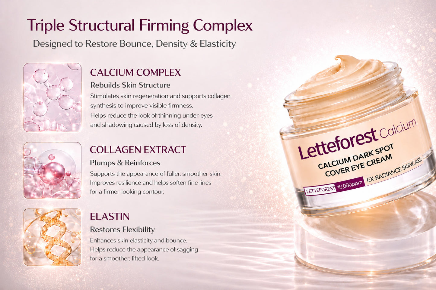 🔥LAST DAY 50% OFF!!Letteforest Korean Calcium Dark Spot Eye Cream