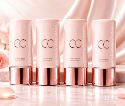 CC Color-Correcting Tinted Serum – Lightweight, Shade-Adaptive Coverage with 24H Hydration & 16H Waterproof Wear