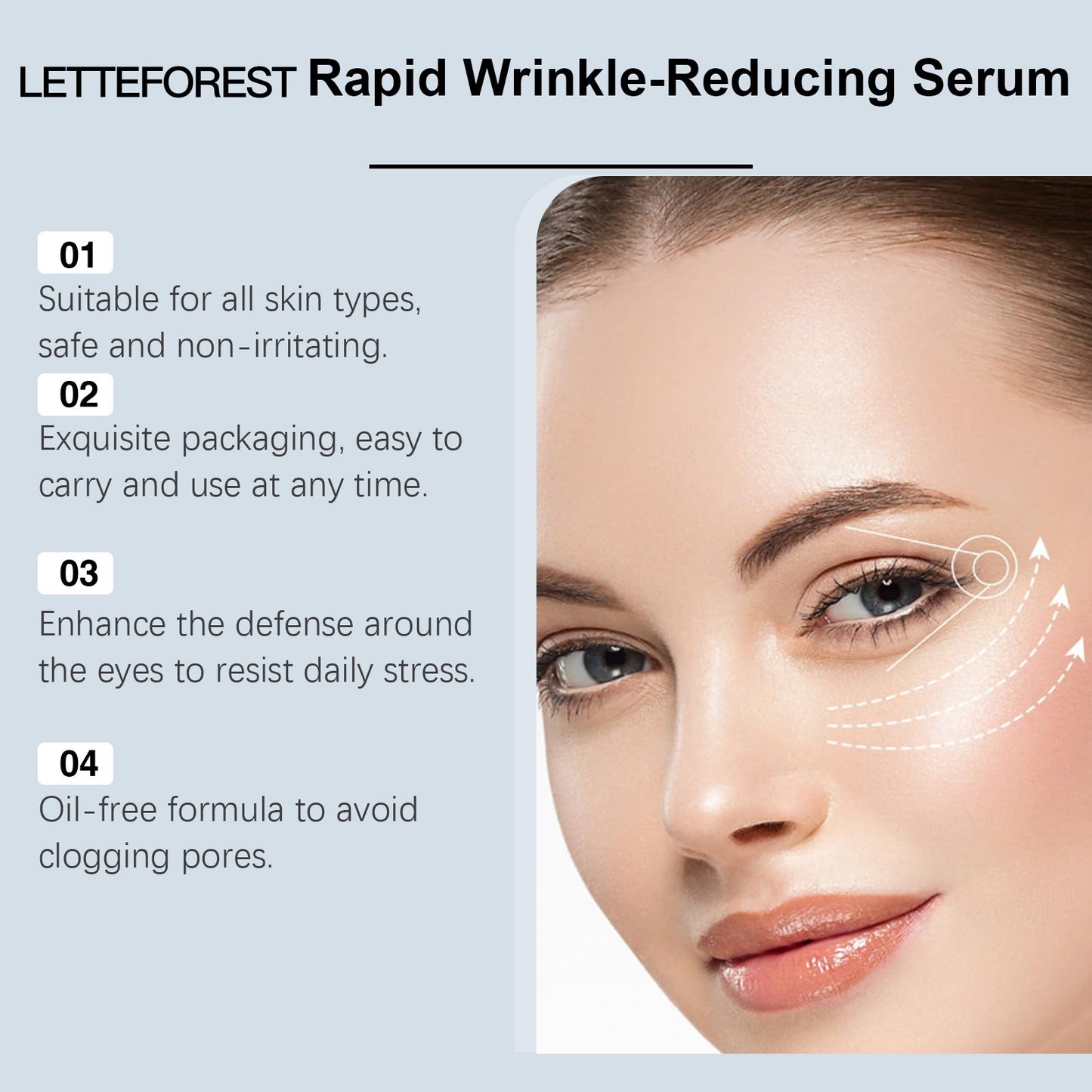 Letteforest™ Instant Face Temporary Tightener – Instant visible results in 30 seconds