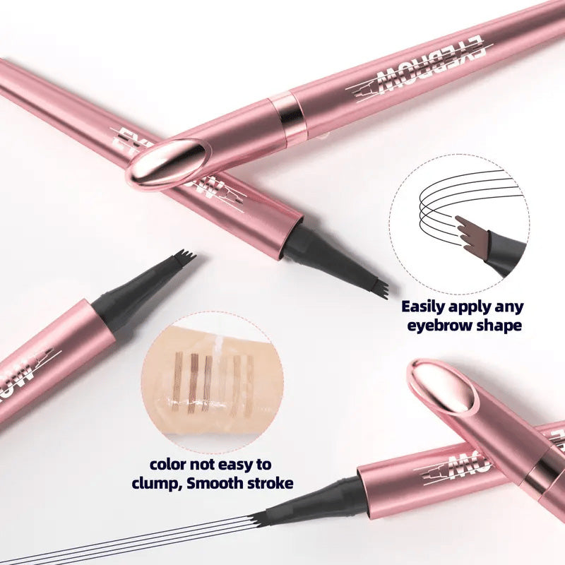 Last Day ✨ Buy 1 Get 2 Free – Waterproof Micro-Fork Eyebrow Pencil + Free Eyeliner & Mascara