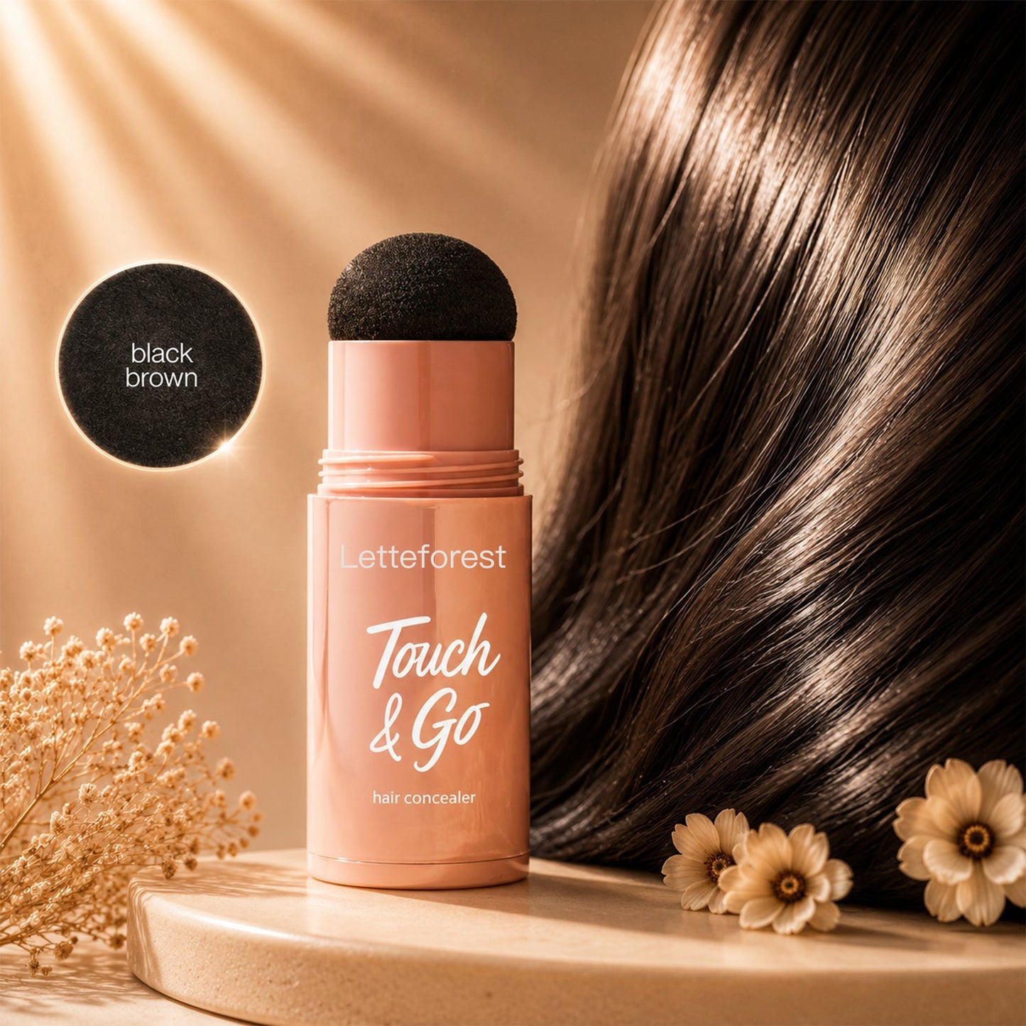 Instantly Conceal Gray Roots & Sparse Hair — Waterproof All-Day Coverage