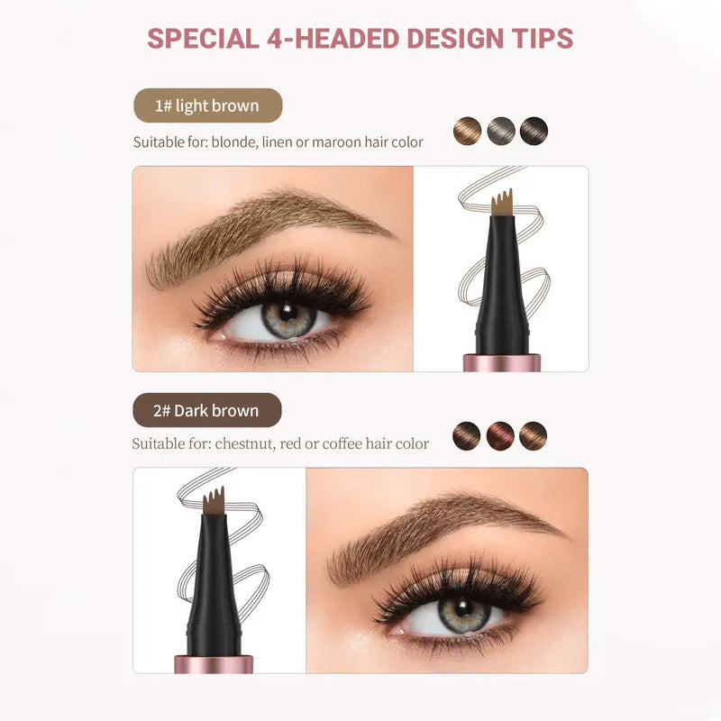 Last Day ✨ Buy 1 Get 2 Free – Waterproof Micro-Fork Eyebrow Pencil + Free Eyeliner & Mascara